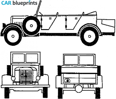 Other Phanomen Granit Kubelwagen Cabriolet blueprint